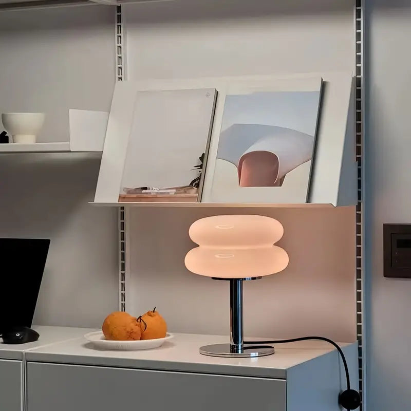 Moderne & Elegante Glas Tafellamp | LuminousGlow