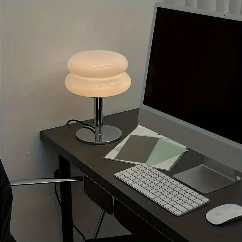 Moderne & Elegante Glas Tafellamp | LuminousGlow