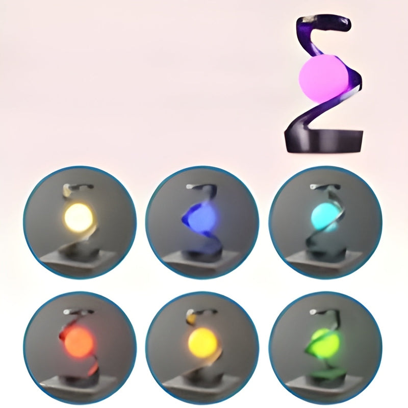 Draaiende Zwevende Tafellamp | LightSphere