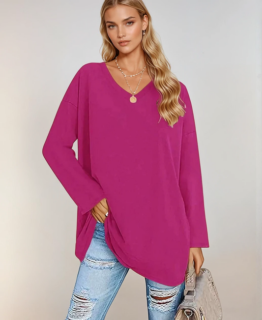 Zara - Stijlvolle Lange Mouwen Top Voor Zomerlooks