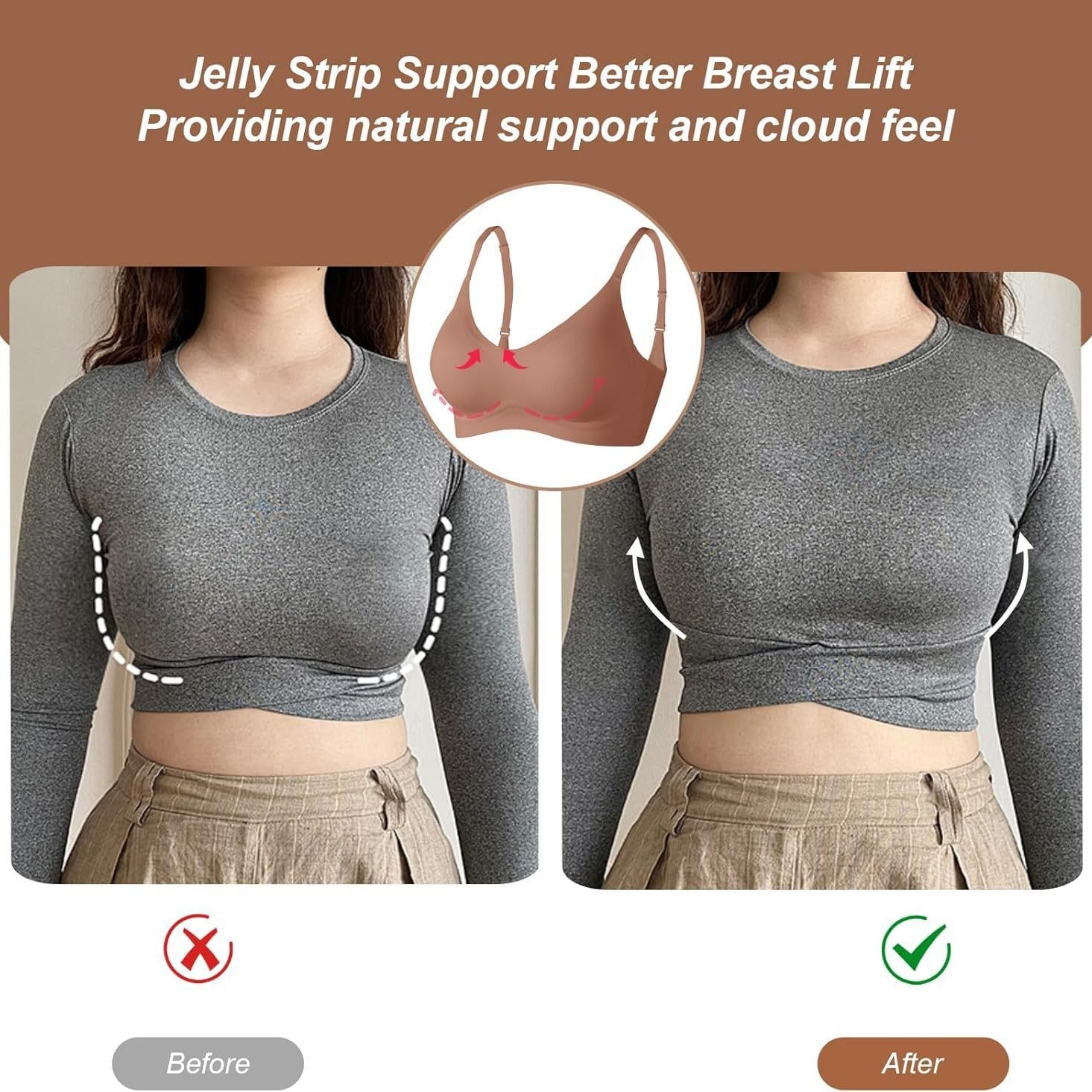 Ultieme Comfort Draadloze Beha door Simple Natural