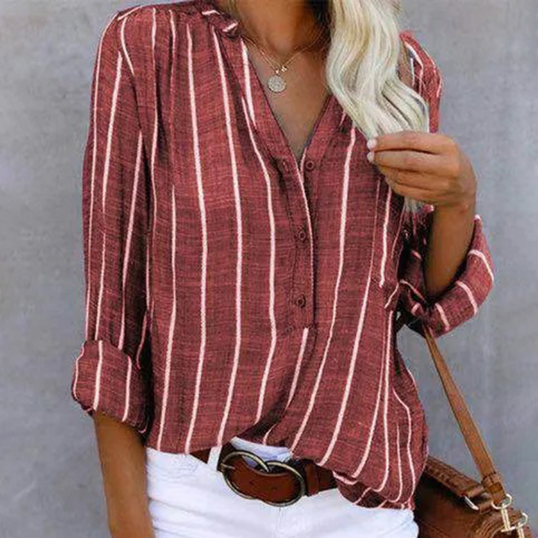 Sienna - Elegante Blouse voor de Lente in Hoogwaardige Stof