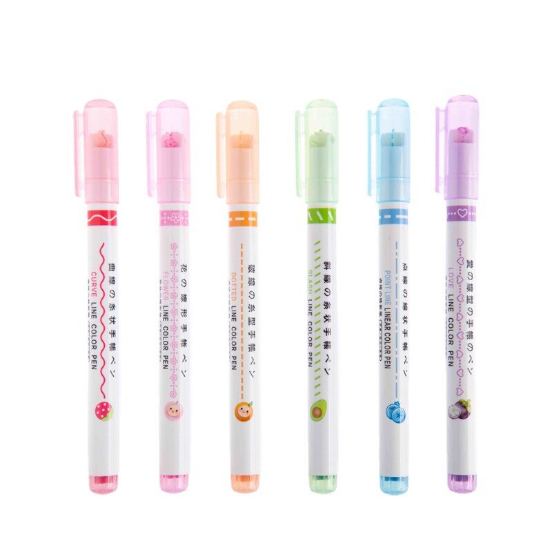 RollerPen™️ 6 Verschillende Krommingen Vormen Tip Stiften (6 stuks)