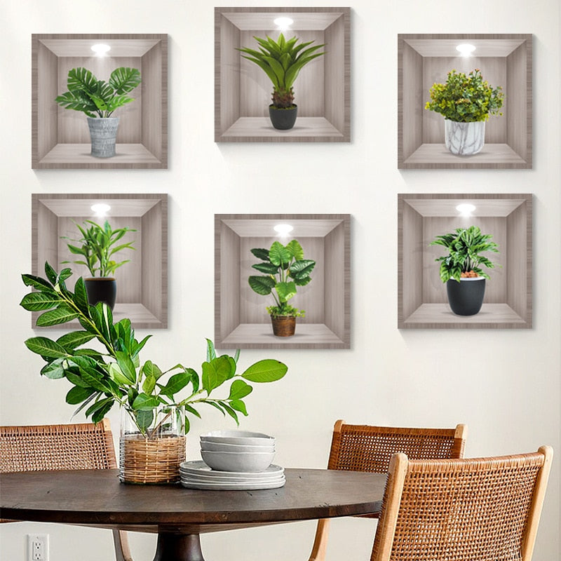 BlossomWalls™ 3D Bloemenvaas Muursticker