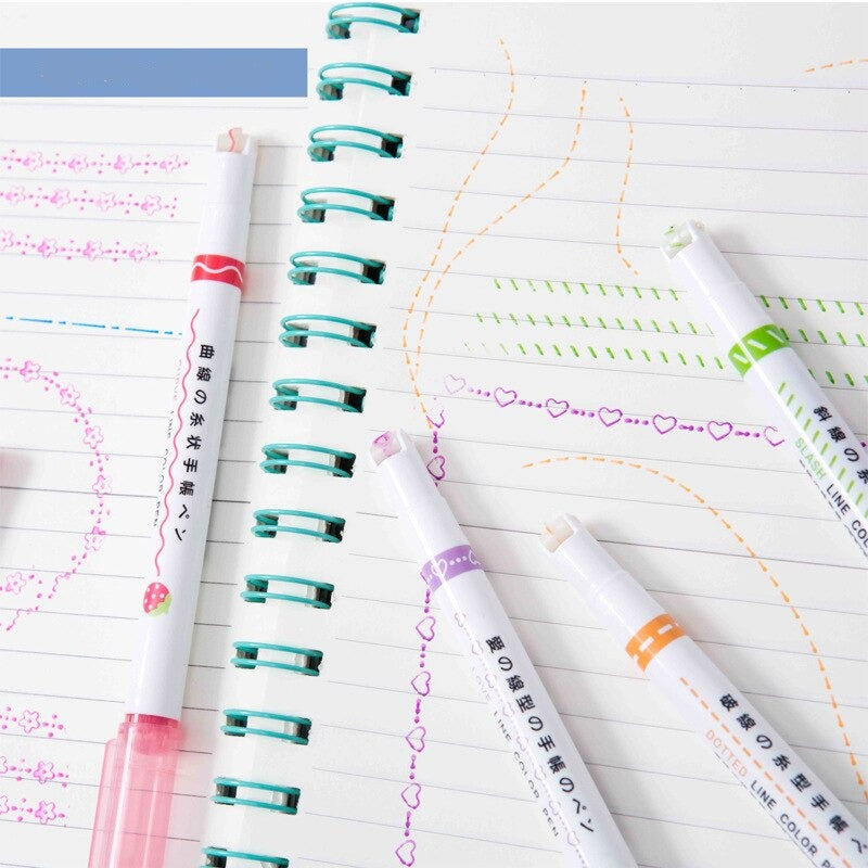 RollerPen™️ 6 Verschillende Krommingen Vormen Tip Stiften (6 stuks)