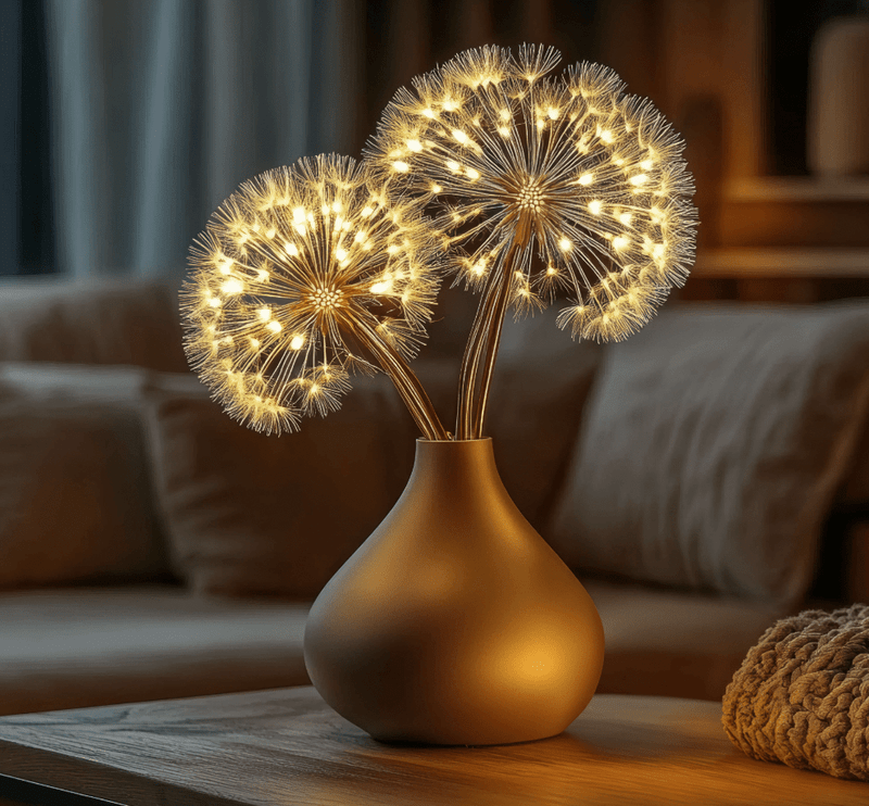 Bloemenmagie - Stralende Paardenbloem Licht voor uw Huis