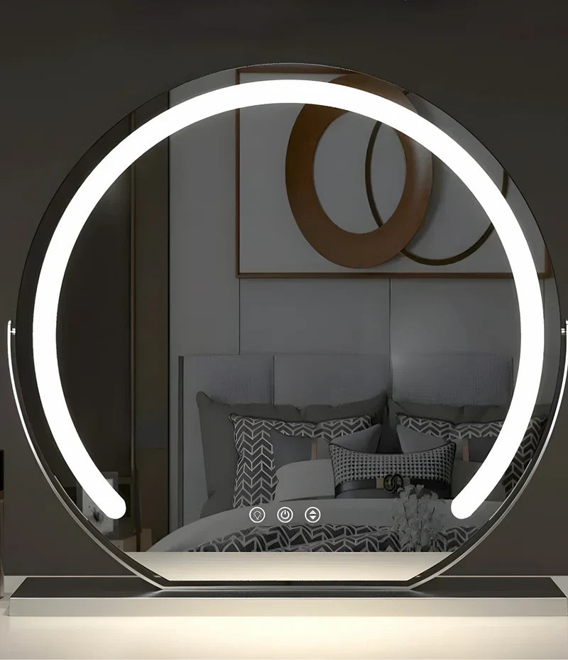 LumiMirror Make-up Spiegel – Decoratieve Staande Spiegel met LED-Verlichting