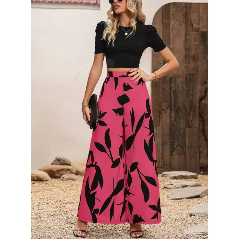 Dames Hip-Hop Stijl Straat Wijde Pijpen Broeken – Creatieve Lente Rechte Pijpen Broek