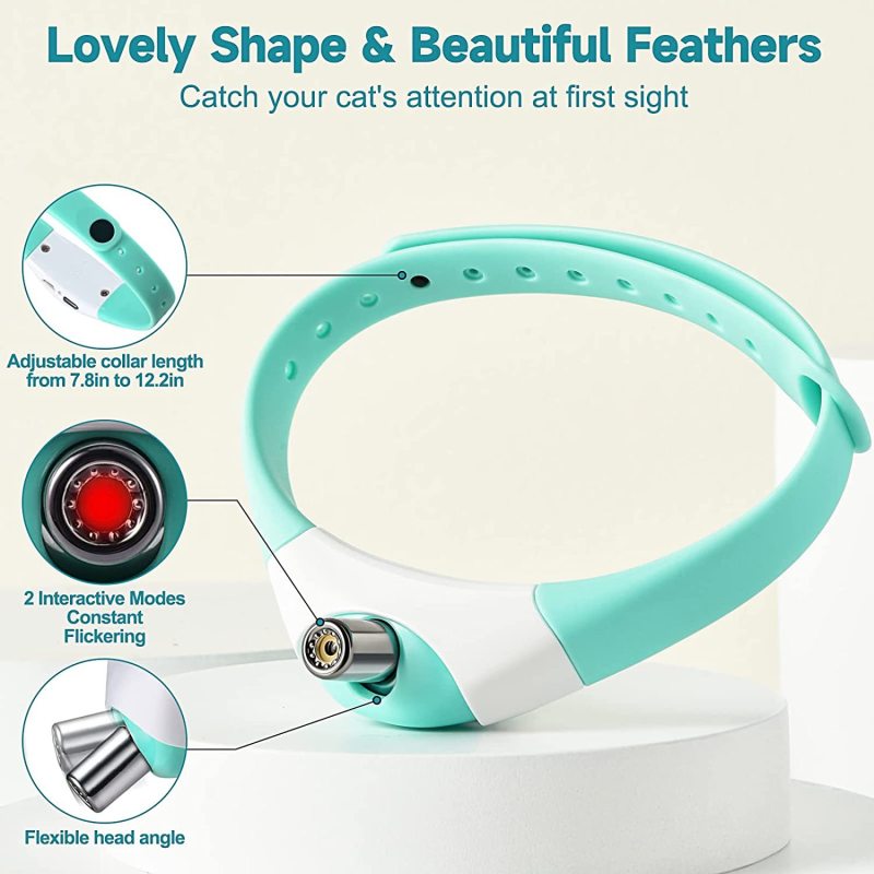 Interactieve Handsfree Laserband voor Katten – Ontketen Eindeloze Plezier voor je Harige Vriend!