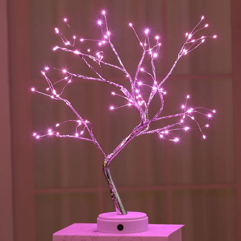 Feestdag Cadeau LED Boom Nachtlamp – Elegante Huishouddecoratie