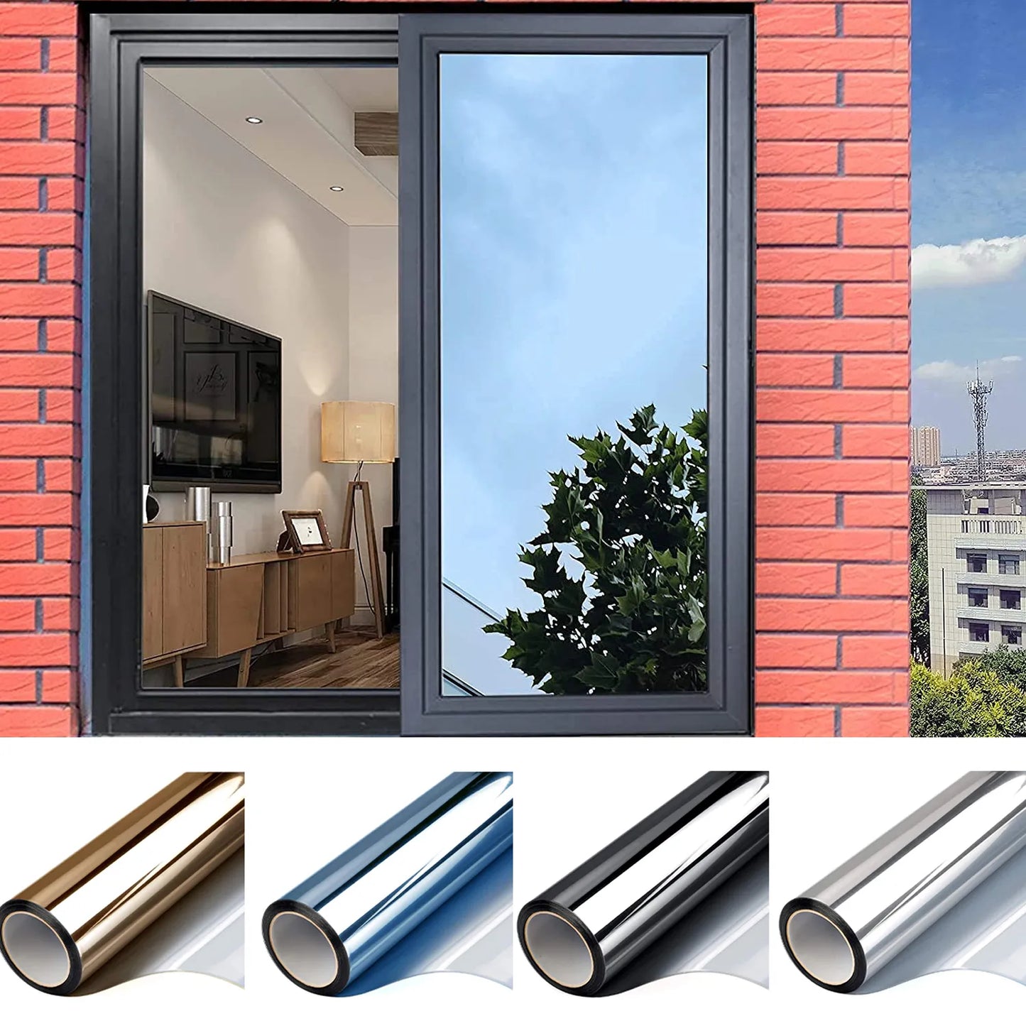 Reflecterende Raamfolie – Koele Kamers en Privacy