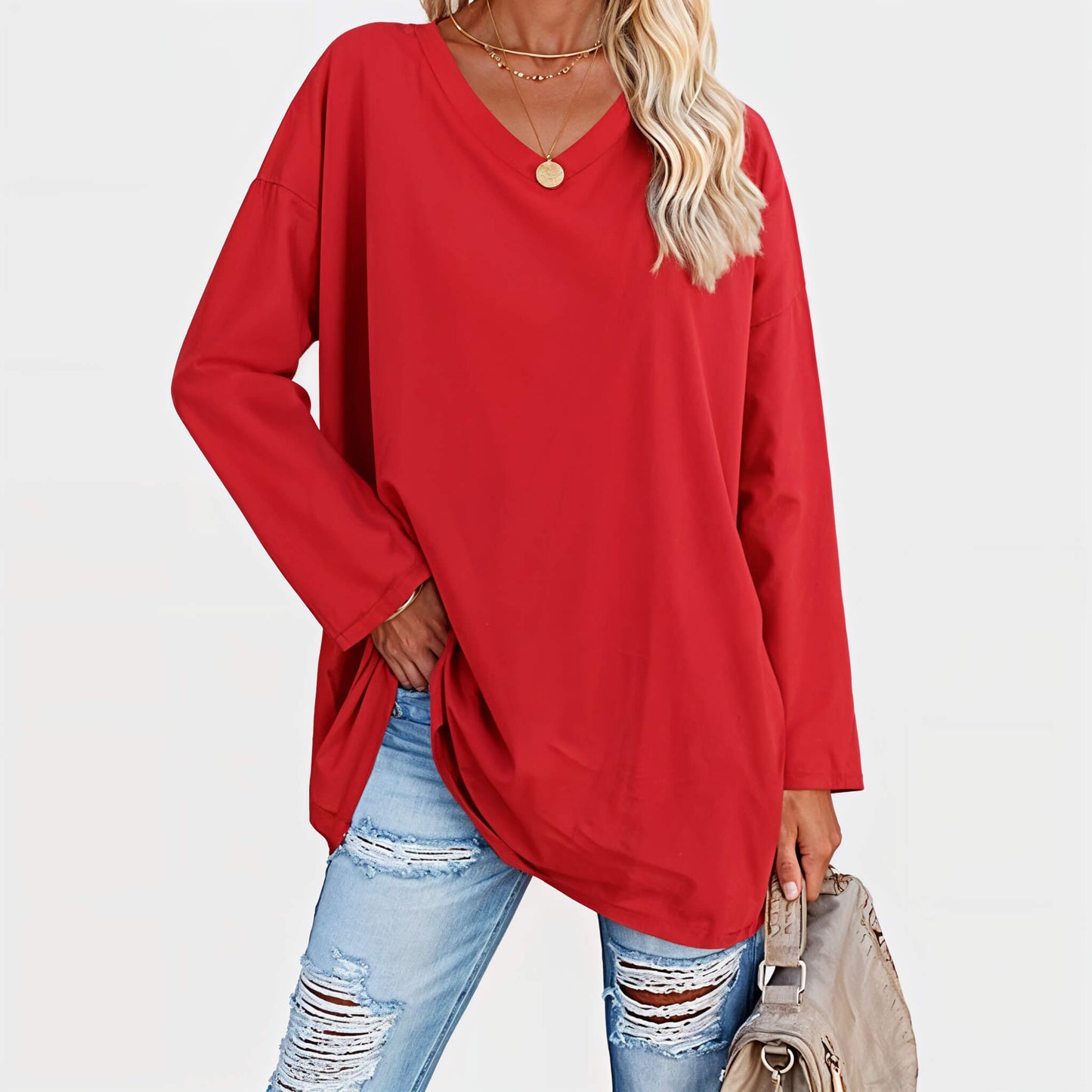 Zara - Stijlvolle Lange Mouwen Top Voor Zomerlooks