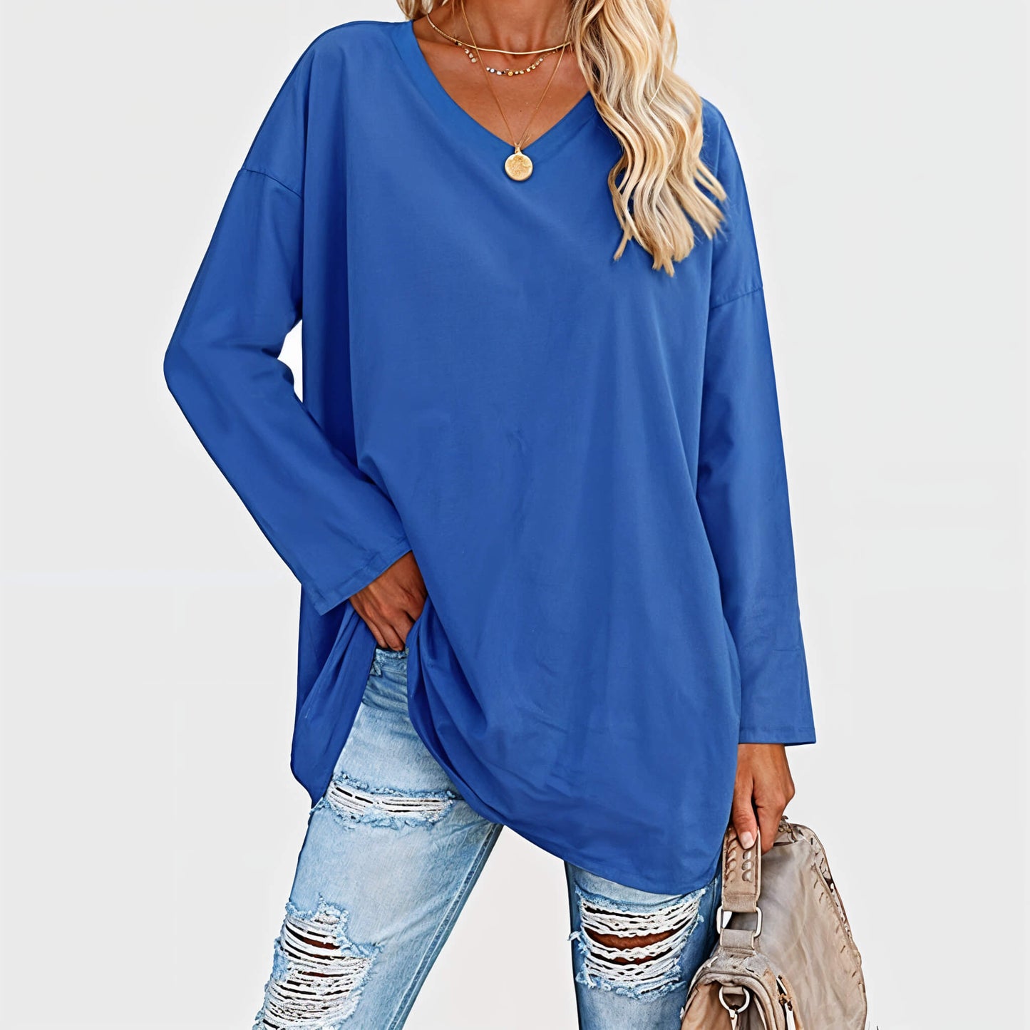 Zara - Stijlvolle Lange Mouwen Top Voor Zomerlooks