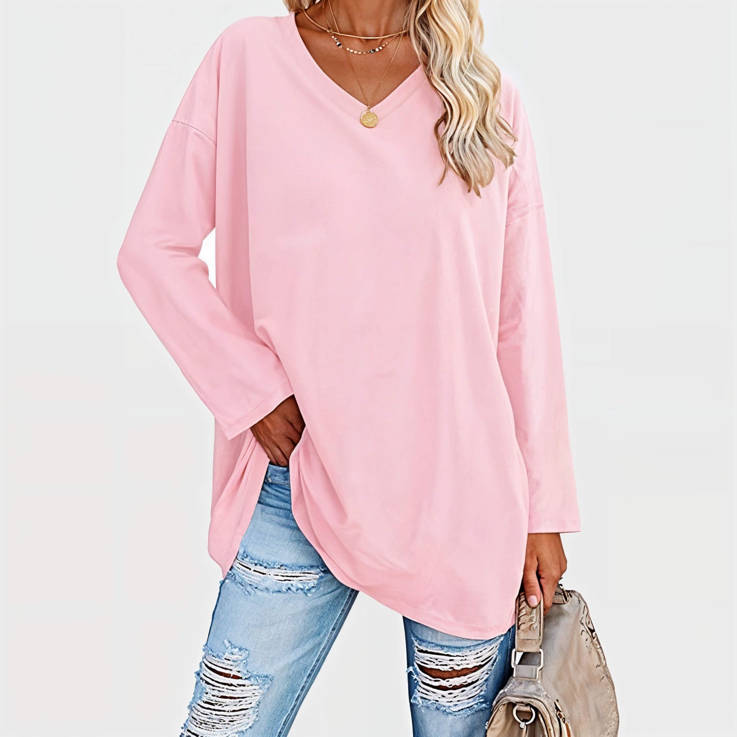 Zara - Stijlvolle Lange Mouwen Top Voor Zomerlooks