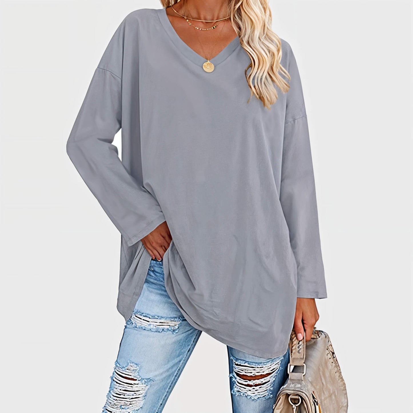Zara - Stijlvolle Lange Mouwen Top Voor Zomerlooks