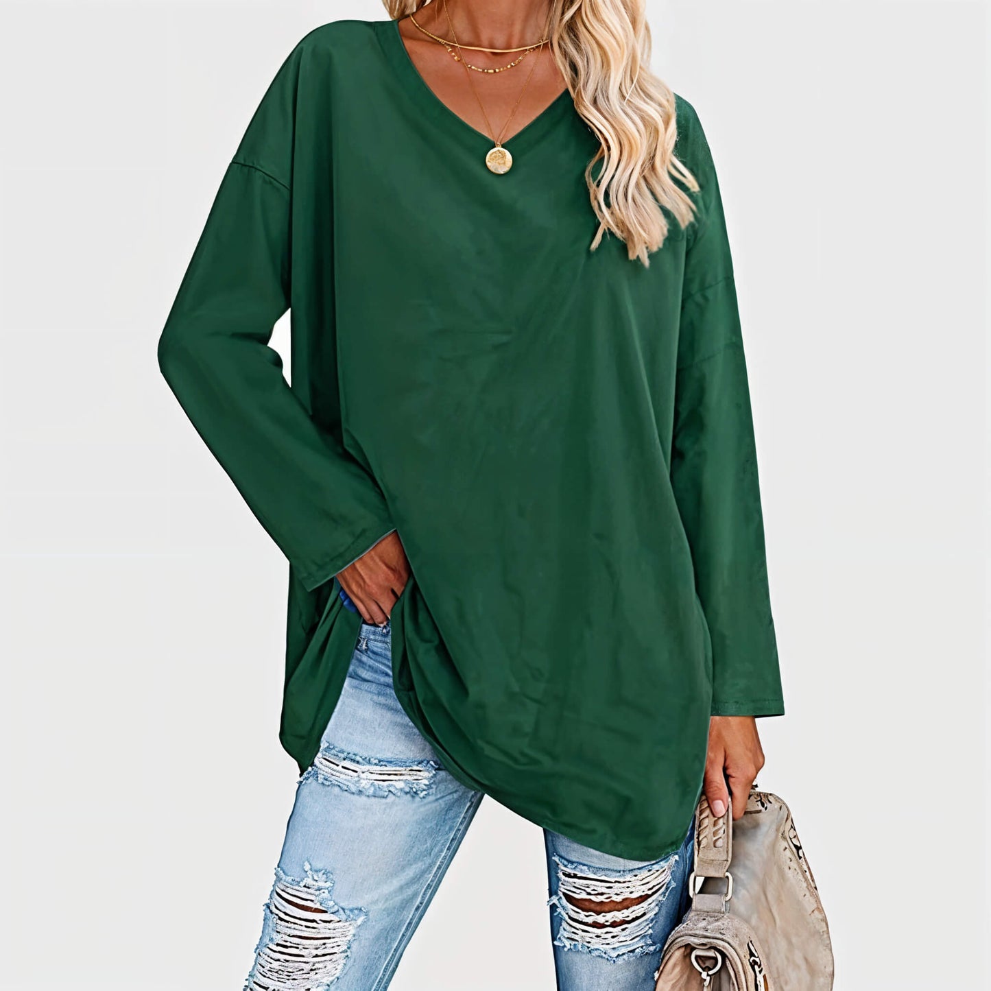 Zara - Stijlvolle Lange Mouwen Top Voor Zomerlooks