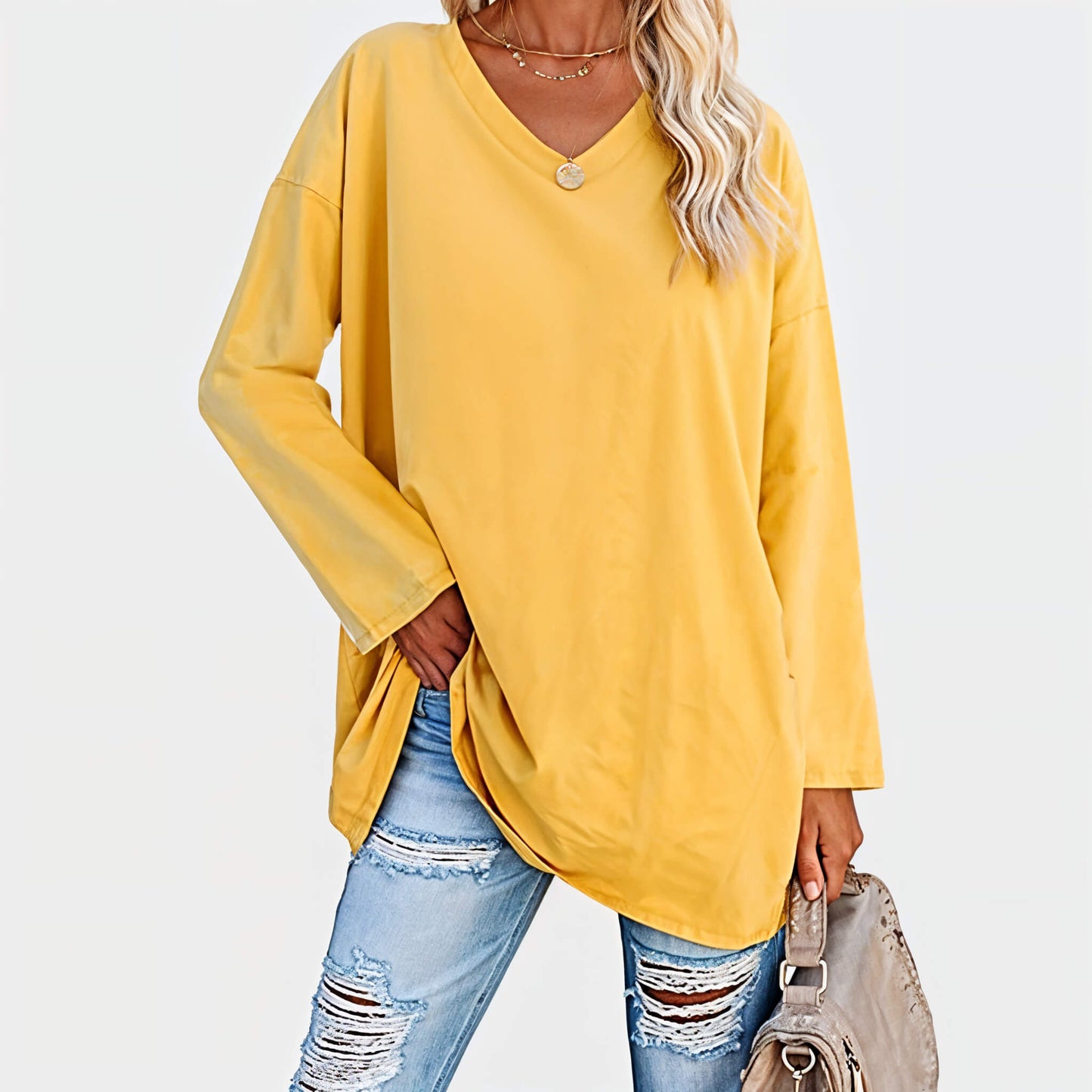 Zara - Stijlvolle Lange Mouwen Top Voor Zomerlooks