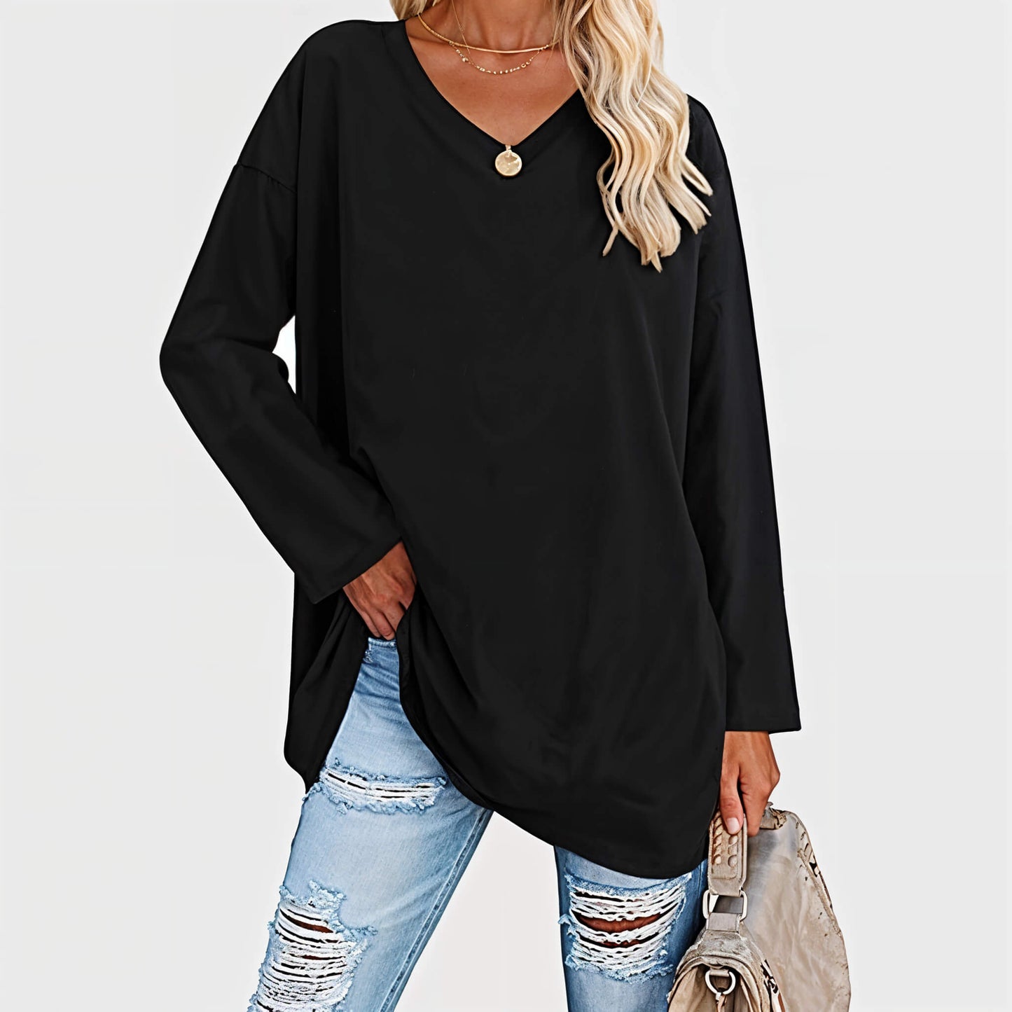 Zara - Stijlvolle Lange Mouwen Top Voor Zomerlooks