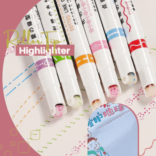 RollerPen™️ 6 Verschillende Krommingen Vormen Tip Stiften (6 stuks)