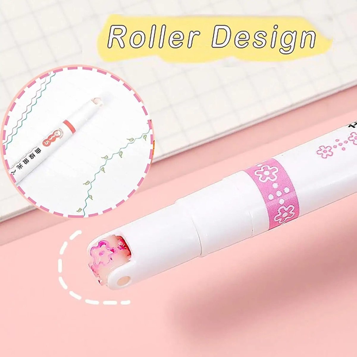 RollerPen™️ 6 Verschillende Krommingen Vormen Tip Stiften (6 stuks)