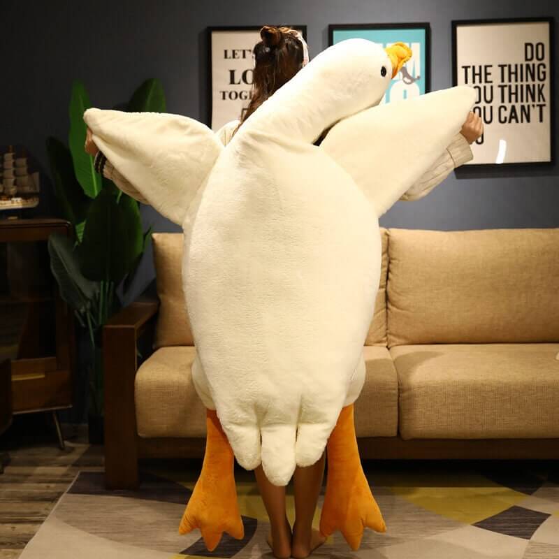 Grote zachte knuffelgans