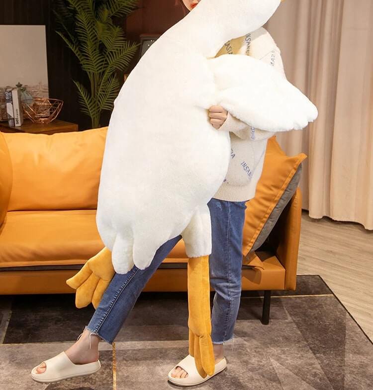 Grote zachte knuffelgans