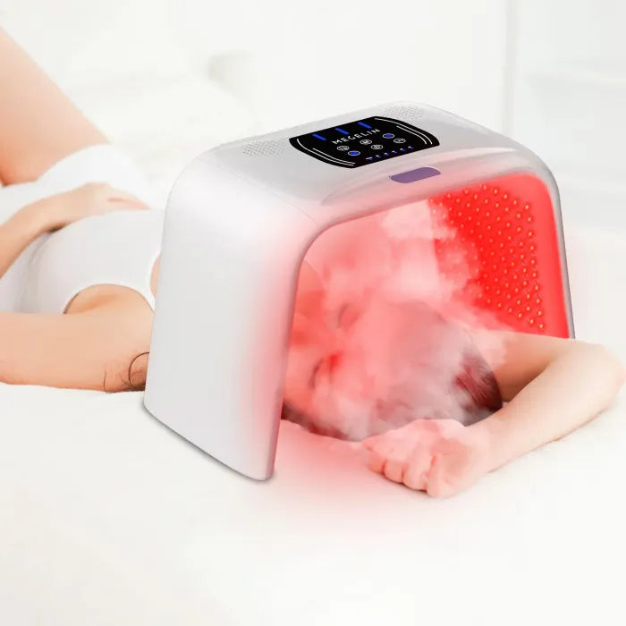 Revitaliseer je huid met onze 7 kleurige LED lichttherapie masker Ervaar spa kwaliteit huidverzorging in het comfort van je eigen huis!